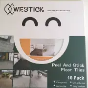 Westick White Marble Adhesive Tiles