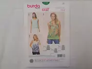 Burda Pattern - Ladies Sleeveless Top (10-20) #6763 - Uncut