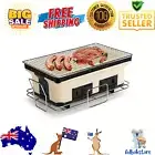 BBQ Tabletop Grill - Hibachi Japanese Korean Style Traditional Clay Firebox BBQ