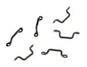 Dollhouse Miniature Window Handles/Pulls - Pewter (6 pk) -- 1:12 Scale -- #05547