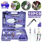 10X Garden Tool Set Shovel Harrow Potted Flower Gardening Tools Gift Kits