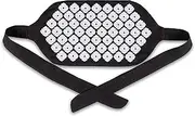 Kanjo - Premium Acupressure Belt - Lightweight on-The-go Pain Relief - Relieves Back Pain - 100% Organic Cotton Linen - Includes Carry Bag - Onyx