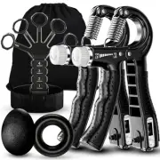 Grip Strength Trainer(5 Pack) with Finger Exerciser, Hand Grip Strengthener, ...