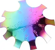 Healeved Stainless Steel Nail Art Plate Nail Stencil Model for Women Easy to Clean