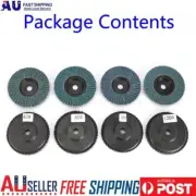 Superior Metal Grinding with 8pcs 3 inch Flat Flap Discs 75mm Grinding Wheels