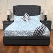 Divine Fabric Storage King Bed Frame