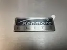 Kenmore Elite Refrigerator Nameplate Badge Decal Sticker, Large, OEM new