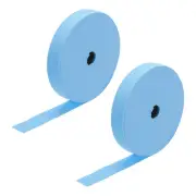 2pcs Elastic Bands for Sewing 1 Inch 20 Yards Sky Blue Knit Elastic Spool