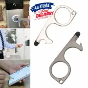 2Pcs Handheld Clean Key Door Opener Keychain Elevator Button Tool No Touch Hand