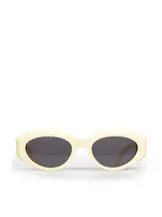 Ecru Oval Tinted Sunglasses