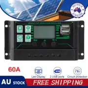 12V/24V Solar Panel Battery Regulator Charge Controller 60A MPPT Auto Tracking