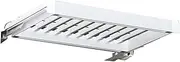 Pull-out Trouser Rack Drawer Invisible Drying Rack, Built-in Wardrobe Pull-out Basket, Space Saving White Wardrobe Pull-out Rack(564-614mm)