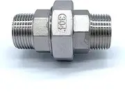 1/4" 3/8" 1-1/4" 1-1/2" 1/2" 3/4" 2" 1" BSPT Male Threaded Union Stainless Steel SS304 Cast Pipe Fitting Class 150(Size:2")