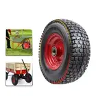 13" 25MM BORE 5.00-6 Pneumatic Wheels Trolley Cart Wheelbarrow Tyres WHEELS
