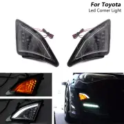 Smoked LED DRL Turn Signal Lights Corner Lamp For 13-20 Scion FR-S/ Toyota GT86 (for: Toyota)