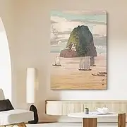 Hand-Painted Oil Painting - Modern Large Size Wall Art Mountain Water Sailing Boat Texture Painting,Sofa Background Living Room Bedroom Home Decorations,As Shown,90 X 140 Cm(36"X56")