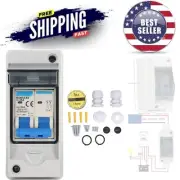 DC Disconnect Box 25A Miniature Circuit Breaker Solar Panel Disconnect Switch