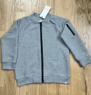 Sovereign Code Zip-up Boys Sweater, Brand New, Size M (10-12), Gray