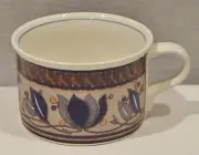 DISCONTINUED MIKASA INTAGLIIO ARABELLA MUG / HANDLED SOUP FLAT TEA CUP NEW