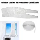 Portable AC Window Seal Kit for Air Conditioner Universal Sealing Zip Hose Vent