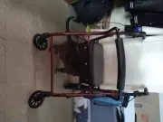 Medical Foldable Lightweight Rollator Walker With Wheels, Seat, and Storage Bag