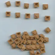 LEGO x 40 Medium Nougat Plate 1 x 1 3024
