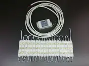 White 5050 SMD LED Module Light with Driver 12V Adhesive Tape Store Sign
