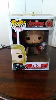 Animated pop vinyl bobble head figure Avengers Marvel Thor No 69