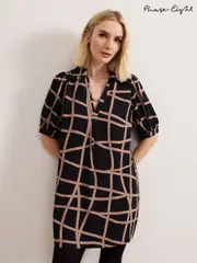 Phase Eight Natural Darlia Ribbon Tunic Dress (F27838) | $118