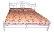 Single Biancas Metal Bed - White