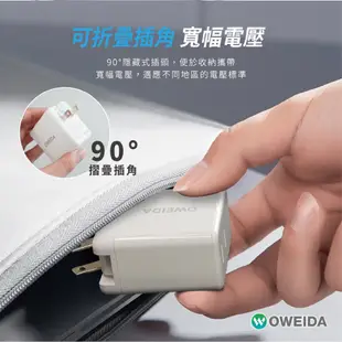 Oweida GaN 氮化鎵 50W Type C PD 充電頭 充電器 適 iPhone 15 14 13 S24