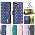 For Samsung A56 A55 A24 A34 A32 A22 A02S Leather Zipper Bag Leather Wallet Case