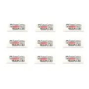 Faber Castell Dust Free Eraser Rubber 7086-30 D | Stationery School | Pack of 9