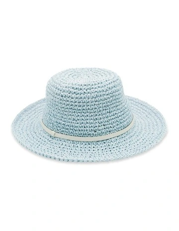 [Morgan & Taylor Mini] Mini Rosalie Floppy Hat in Blue