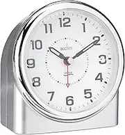 Acctim Bedside Alarm Clock, Silver, 12 x 11.3 x 7.5 cm