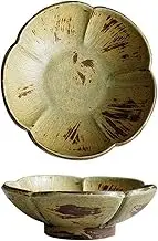 Cuencos Salsa SOJA Handmade Clay Creative 5 Inch Snack Plate Restaurant Home Cold Dish Condiment Plate Retro Dipping Sauce Bowl,1 Piece