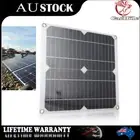 200W Solar Panel Mono Home Battery Charger Power RV Boat Camper 100A Controller
