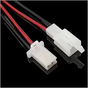CCWUTQF 1 Kit 2 Pin Way Electrical Wire Connector Plug Set Auto Connectors with Cable/Total Length 21CM