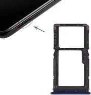 LYX SIM Card Tray + SIM Card Tray/Micro SD Card Tray for Xiaomi Redmi Note 7(Black) Highly Recommended (Color : Blue)