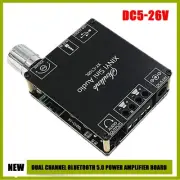 HiFi Bluetooth 5.0 Power Digital Amplifier Board 100W*2 Mini Stereo Audio Amp US