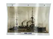 1895 HMS Juno Eclipse Protected Cruiser Ship/GB Warship Photograph Maxi Card