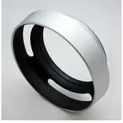 A&R 55mm Silver Metal Tilted Vented Lens Hood shade for Nikon AF-P 18-55mm D3500