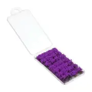 1 Set/28Pcs Miniature Static Flower Cluster Grass Tuft Model, Purple