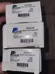 2 Pocf6 And 1 Poc15 Motor Run Capacitor, 440V, Oval