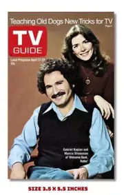 WELCOME BACK KOTTER FRIDGE MAGNET 1976 TV GUIDE COVER 3.5 X 5.5 "