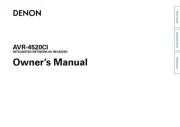 Denon AVR-4520CI Receiver Amplifier Owners Manual
