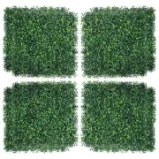 Unbranded Artificial Boxwood Hedge Greenery Wall 20"x20"x1.78" Plastic 12 Packs