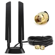 WiFi 6 6E Antenna Tri-Band WiFi Antenna 12DBI PC WLAN Antenna Signal Booster ...