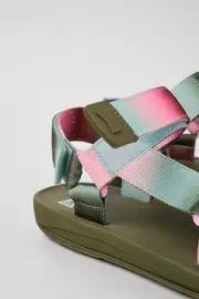 Twins Multicolored Textile Sandal for Men