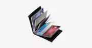 3X Original Wonder Amazing Slim Thin RFID Wallets As Seen on TV Black Leather US